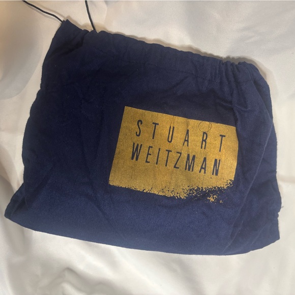 Vintage Stuart Weitzman “Chain Swirl” Red Suede Clutch - Picture 2 of 10